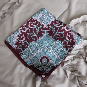 VTG Dorce large 100% silk scarf made in Japan